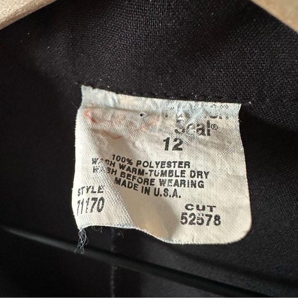 Hard Rock Cafe Vintage 90s Waitress Employee Uniform Dress Sz 12 Save The Planet - Picture 4 of 9